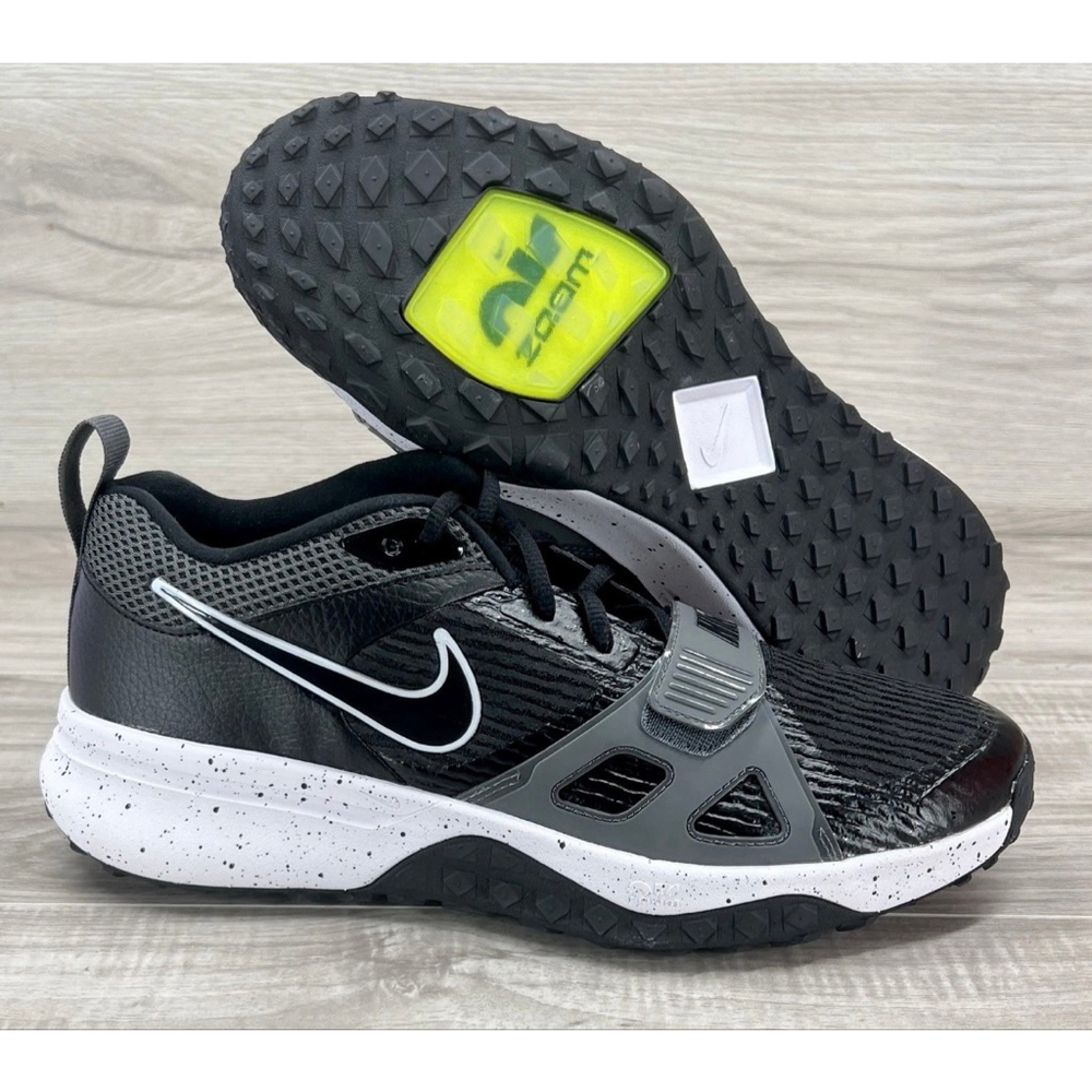 Nike Air Zoom Diamond Elite Mens DZ0503-003 Black Baseball Turf Shoes Size 9